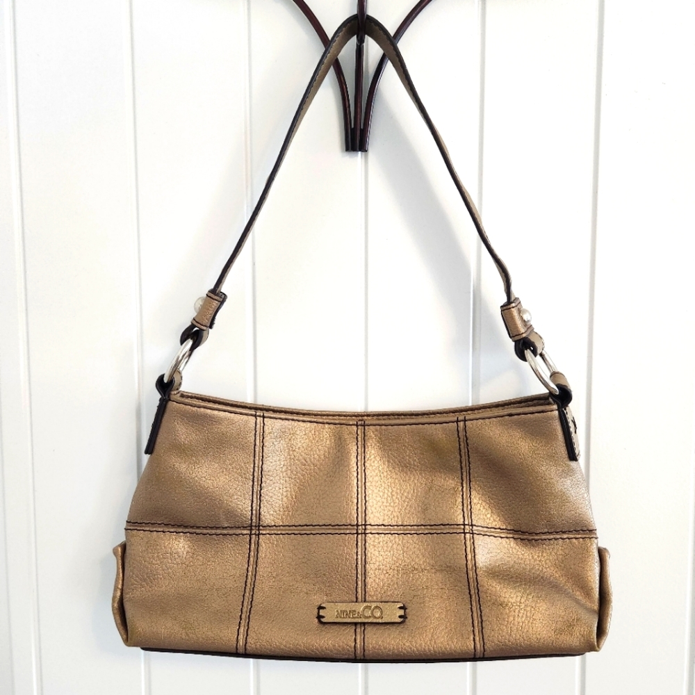 Nine & Co. Metallic Faux Leather Purse